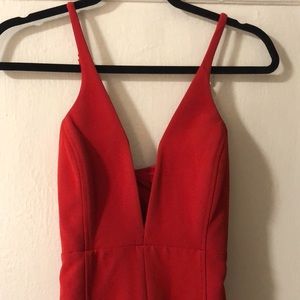 Bardot Red Cocktail Dress